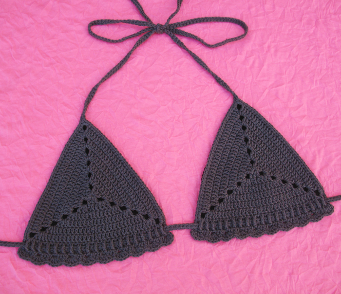 bikini top pattern Free crochet