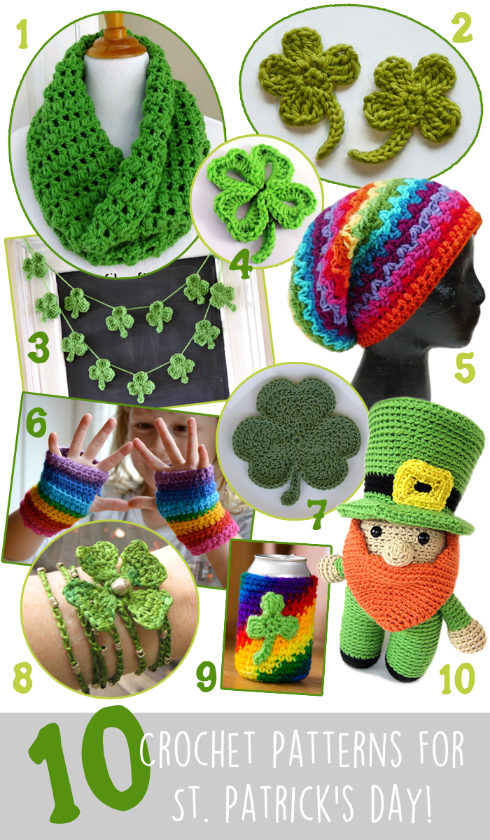 10 Crochet Patterns For St. Patrick’s Day!
