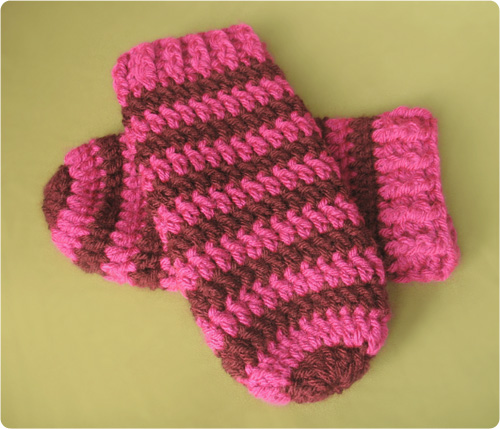 Easy Crochet Mittens Free Pattern | AllFreeCrochet.com