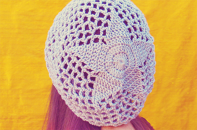 Sparkler Slouchy Hat Crochet Pattern