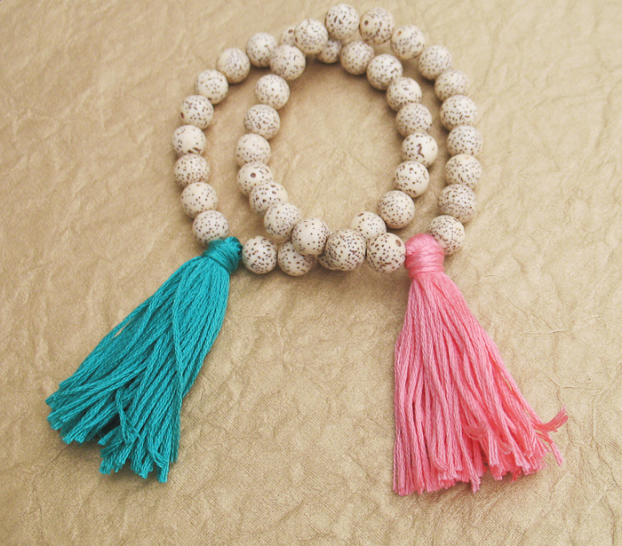 Tassel Bracelet Tutorial | More Like Grace