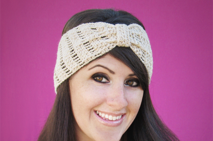 October Nights Headband Free Crochet Pattern