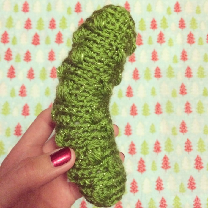 Jumbo Crochet Pickle