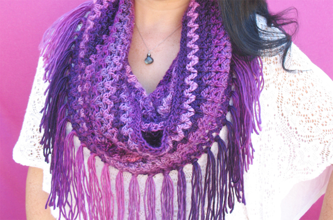 Mountains Cowl Free Crochet Pattern