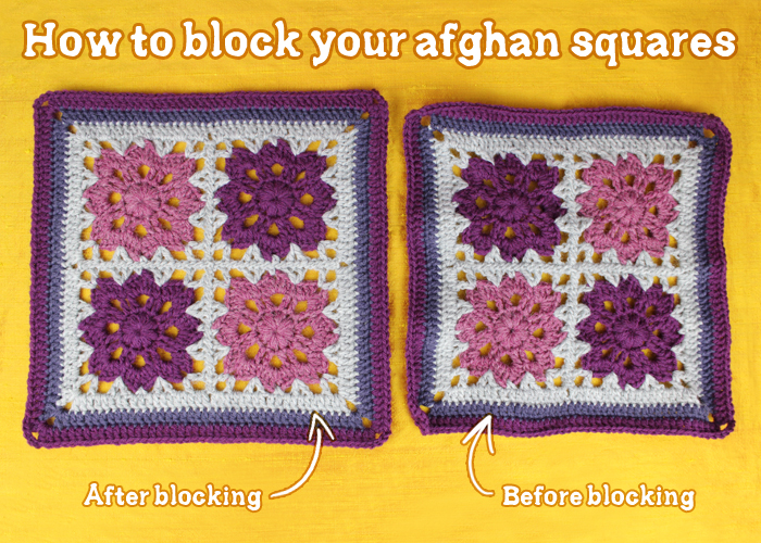 How To Block Your Afghan Squares