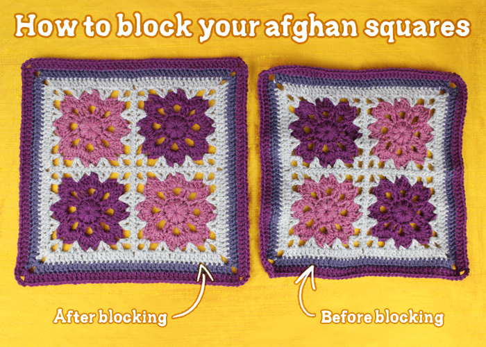 Crochet Blocking - How to / Methods / Ideas