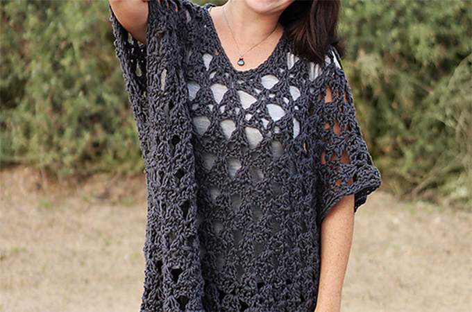 Point The Way Pullover Crochet Pattern