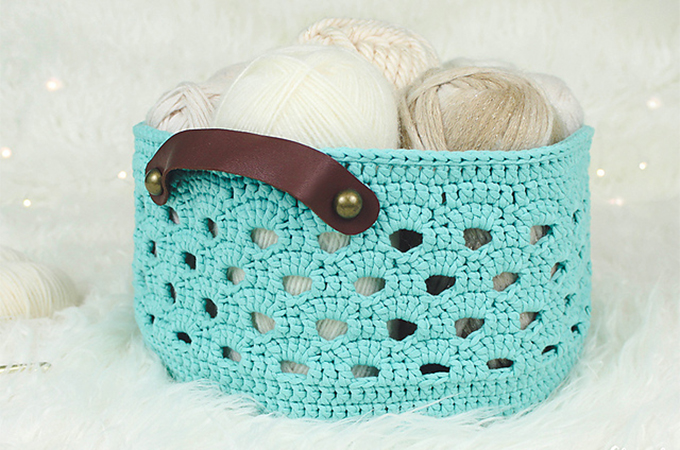 Rustic Lace Basket Free Crochet Pattern