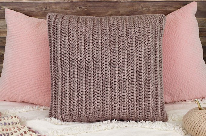 Highland Ridge Pillow Free Crochet Pattern