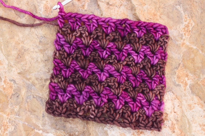 V Stitch Easy Crochet Video Tutorial