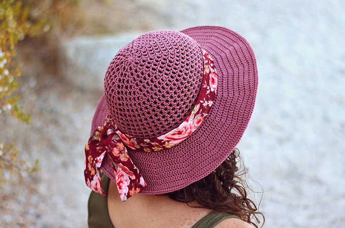 Crochet Desert Sun Hat Free Pattern