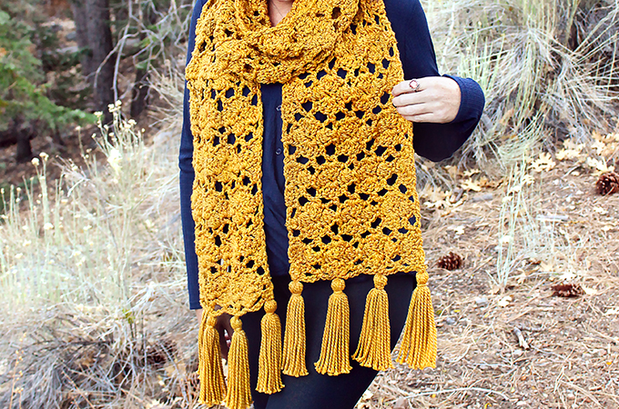 Crochet Aspen Scarf Free Pattern