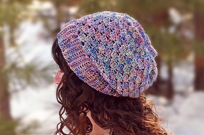 Moonstone Slouchy Beanie Free Crochet Pattern